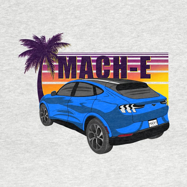 Sunset Mach-E in Grabber Blue by zealology